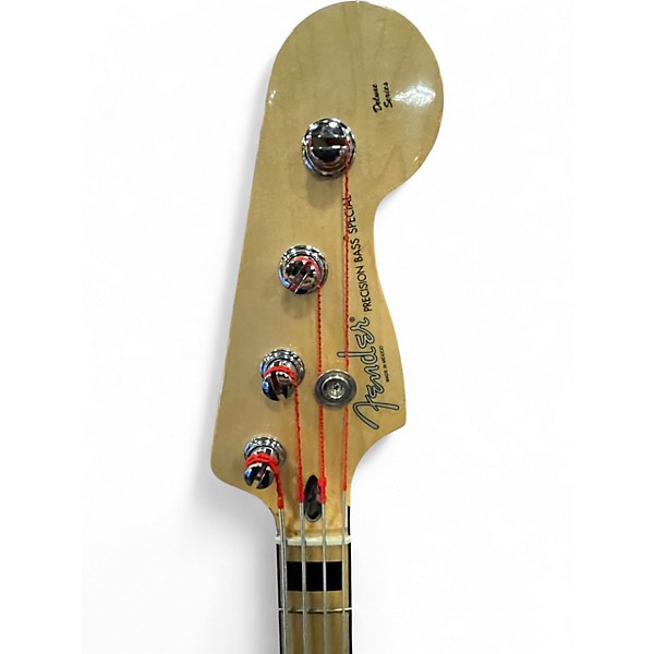 Used 2019 Fender DELUXE PRECISION BASS Seafoam Pearl Electric Bass Guitar
