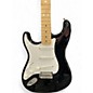 Used Fender Standard Stratocaster Left Handed BLACK Electric Guitar