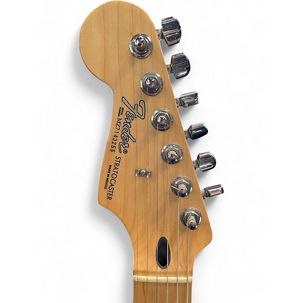 Used Fender Standard Stratocaster Left Handed BLACK Electric Guitar