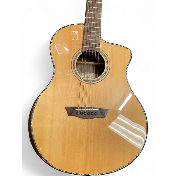 Used Washburn Bella Tono Allure Elite Natural Acoustic Electric Guitar