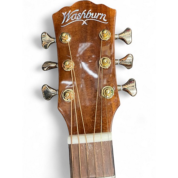 Used Washburn Bella Tono Allure Elite Natural Acoustic Electric Guitar