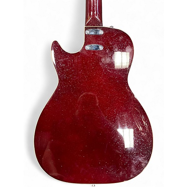 Used Silvertone Jupiter 1423 red sparkle Solid Body Electric Guitar