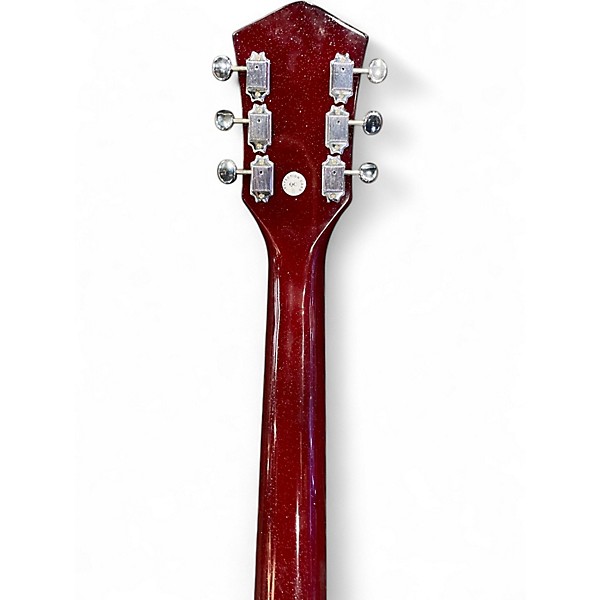 Used Silvertone Jupiter 1423 red sparkle Solid Body Electric Guitar