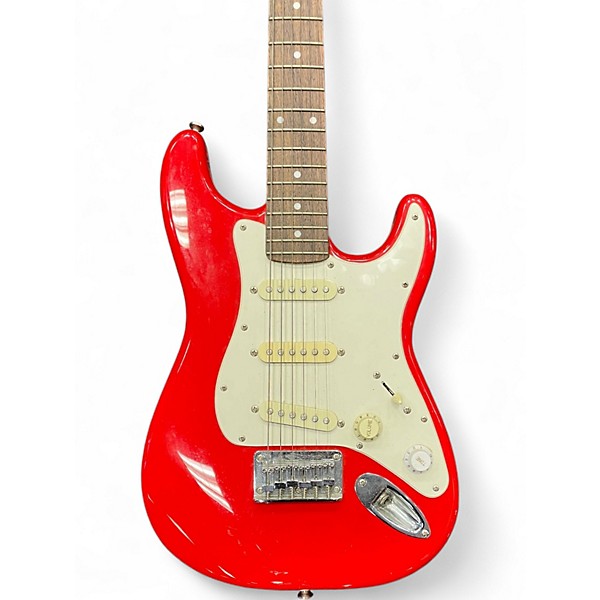 Used Squier Mini Affinity Stratocaster Red Electric Guitar