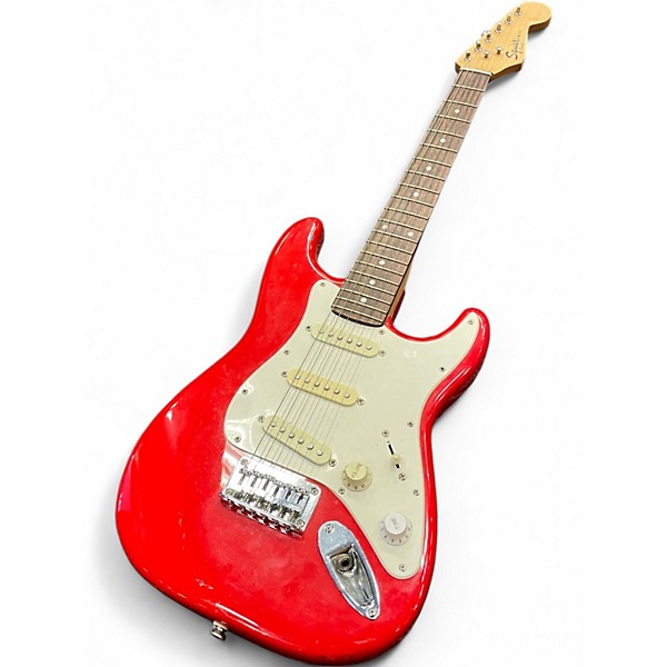 Used Squier Mini Affinity Stratocaster Red Electric Guitar