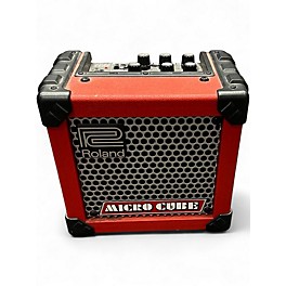 Used Roland MICRO CUBE RED Battery Powered Amp