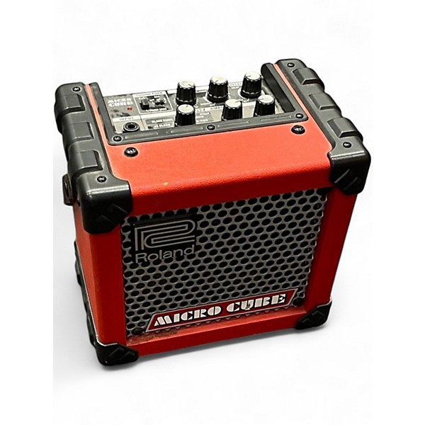 Used Roland MICRO CUBE RED Battery Powered Amp