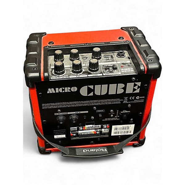 Used Roland MICRO CUBE RED Battery Powered Amp