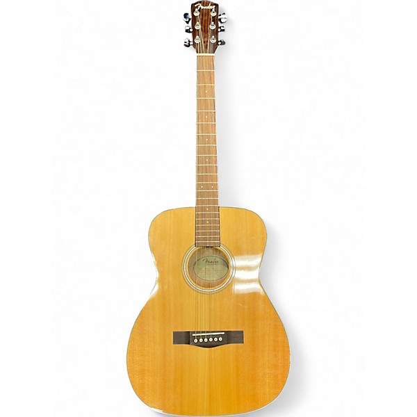 Used Fender CF140S Folk Natural Acoustic Guitar