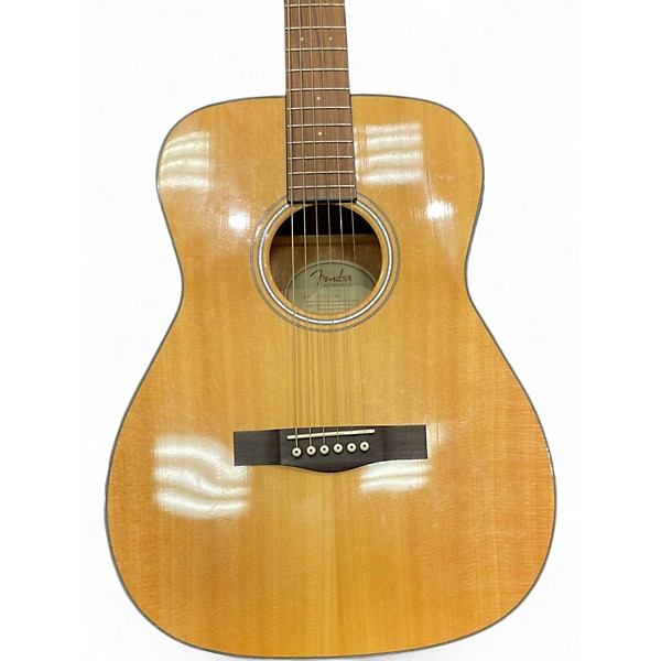 Used Fender CF140S Folk Natural Acoustic Guitar