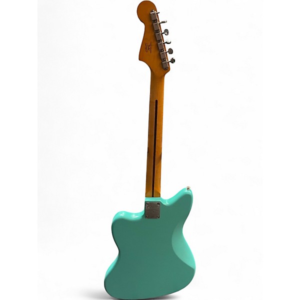 Used Squier Jazzmaster 40th Anniversary Seafoam Green Solid Body Electric Guitar