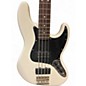 Used Fender Modern Player Jazz Bass Olympic White Electric Bass Guitar