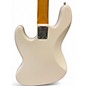 Used Fender Modern Player Jazz Bass Olympic White Electric Bass Guitar