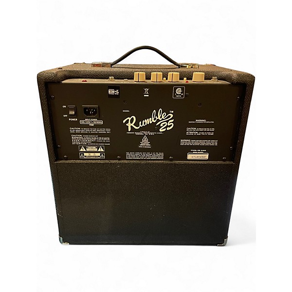 Used Fender Rumble 25 25W 1x10 Bass Combo Amp