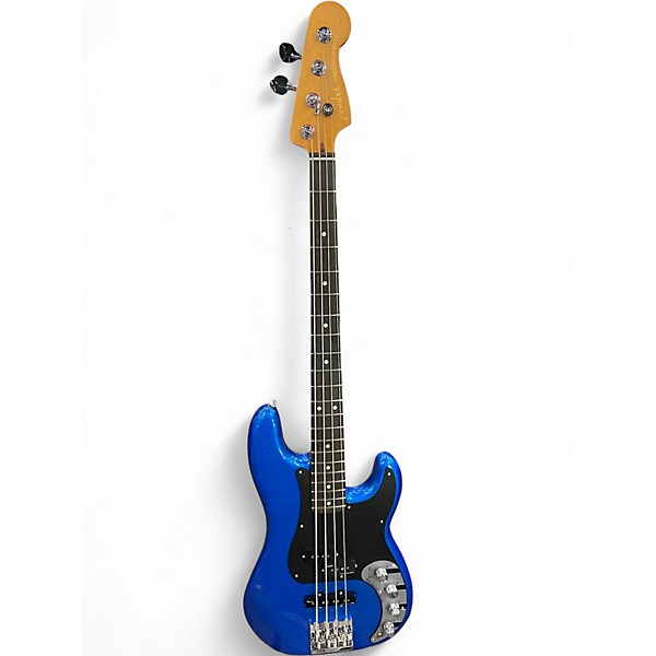 Used Fender American Ultra II Precision Bass Noble Blue Electric Bass Guitar