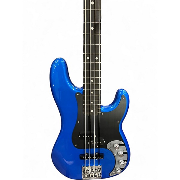 Used Fender American Ultra II Precision Bass Noble Blue Electric Bass Guitar