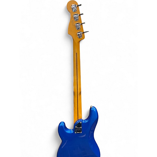 Used Fender American Ultra II Precision Bass Noble Blue Electric Bass Guitar
