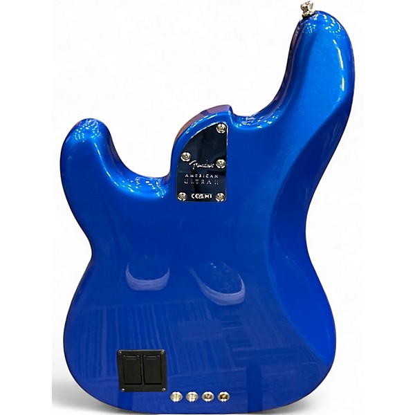 Used Fender American Ultra II Precision Bass Noble Blue Electric Bass Guitar