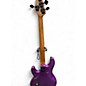 Used Sterling by Music Man Ray34 Purple Sparkle Electric Bass Guitar