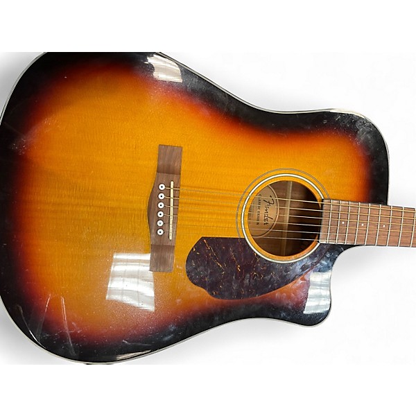 Used Fender CD140SCE 3 Color Sunburst Acoustic Electric Guitar