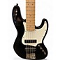 Used Squier Contemporary Active Jazz Bass HH V Black Electric Bass Guitar