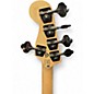 Used Squier Contemporary Active Jazz Bass HH V Black Electric Bass Guitar