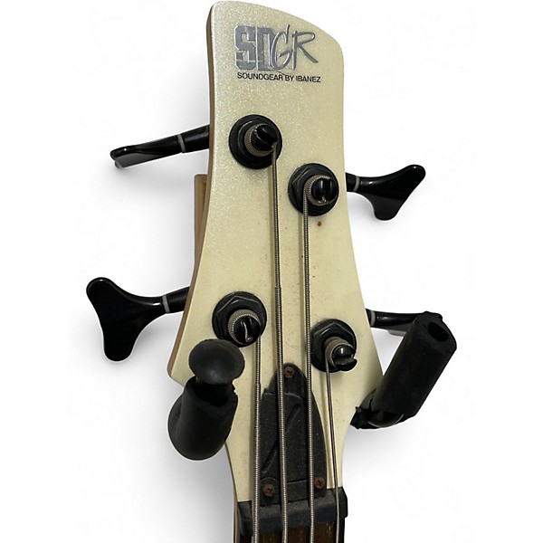 Used Ibanez SR250 Pearl White Electric Bass Guitar