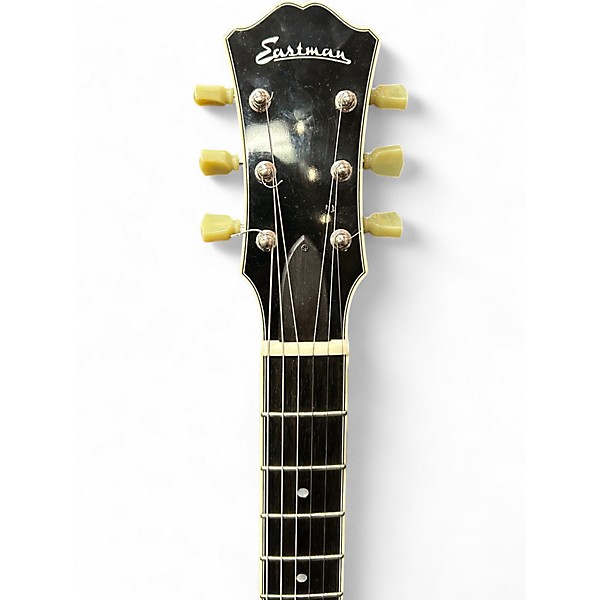 Used 2024 Eastman T484GB GOLDEN BROWN Hollow Body Electric Guitar