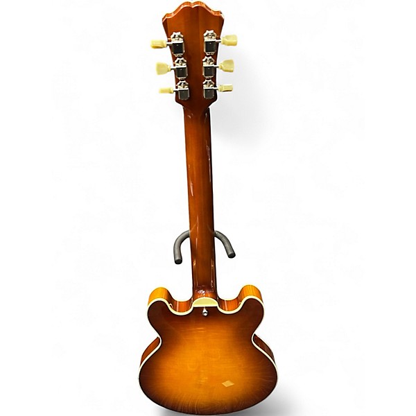 Used 2024 Eastman T484GB GOLDEN BROWN Hollow Body Electric Guitar