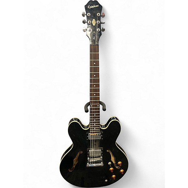 Used Epiphone Dot Black Hollow Body Electric Guitar