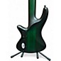 Used Schecter Guitar Research Stiletto Studio 5 String GREEN BURST Electric Bass Guitar