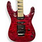 Used Jackson JS34Q Dinky QM TRANS RED Solid Body Electric Guitar
