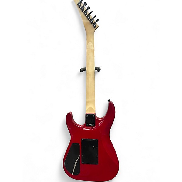 Used Jackson JS34Q Dinky QM TRANS RED Solid Body Electric Guitar