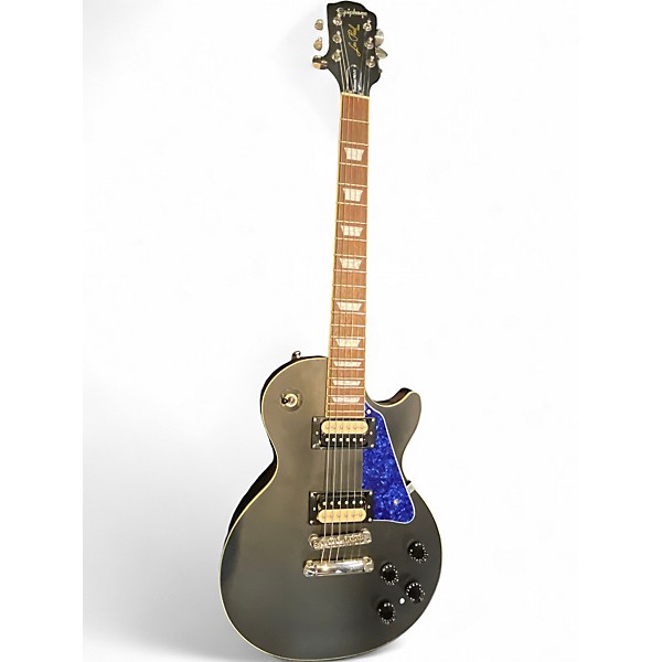 Used Epiphone Les Paul Traditional Pro IV Black Solid Body Electric Guitar
