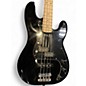 Used Squier Precision Bass Black Electric Bass Guitar