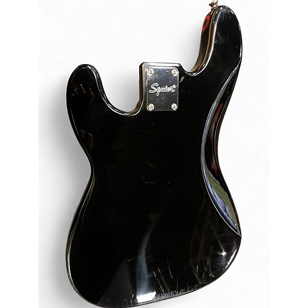 Used Squier Precision Bass Black Electric Bass Guitar