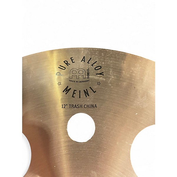 Used MEINL 12in pure alloy trash china Cymbal