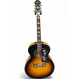 Used Epiphone EJ200 Vintage Sunburst Acoustic Guitar