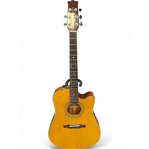 Used Alvarez 5071 Vintage Natural Acoustic Electric Guitar