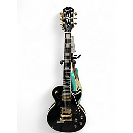 Used Epiphone Les Paul Custom Black Solid Body Electric Guitar