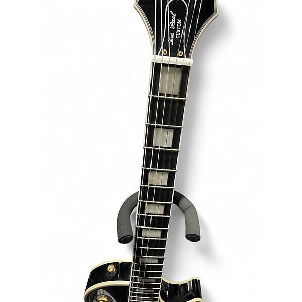 Used Epiphone Les Paul Custom Black Solid Body Electric Guitar