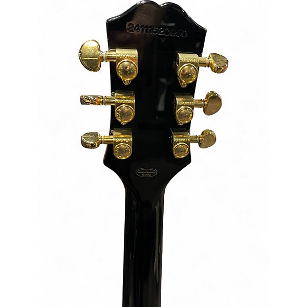 Used Epiphone Les Paul Custom Black Solid Body Electric Guitar