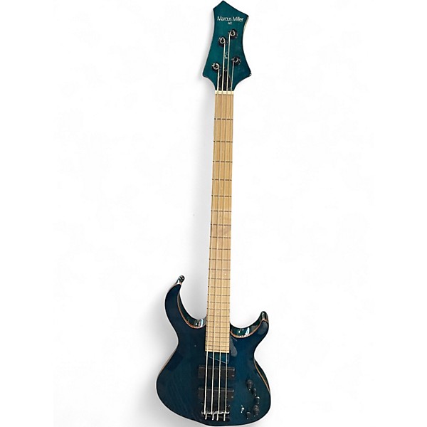 Used Sire Marcus Miller M2 Transparent Blue Electric Bass Guitar