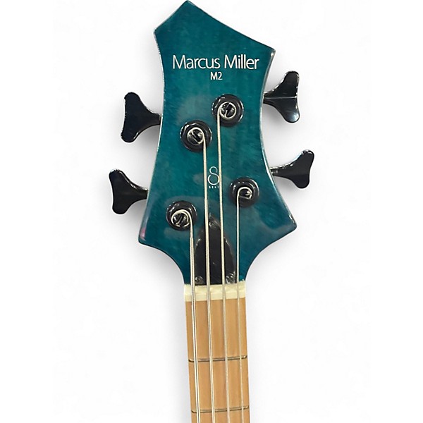 Used Sire Marcus Miller M2 Transparent Blue Electric Bass Guitar