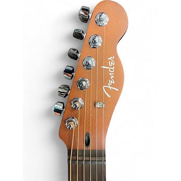 Used Fender ACOUSTASONIC STANDARD TELECASTER Honey Burst Acoustic Electric Guitar
