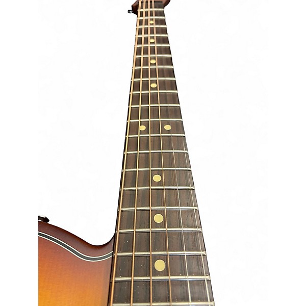 Used Fender ACOUSTASONIC STANDARD TELECASTER Honey Burst Acoustic Electric Guitar
