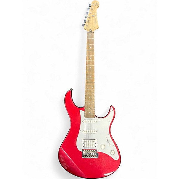 Used Yamaha Pacifica Red Solid Body Electric Guitar