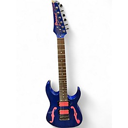 Used Ibanez PGMM11 Jewel Blue Solid Body Electric Guitar