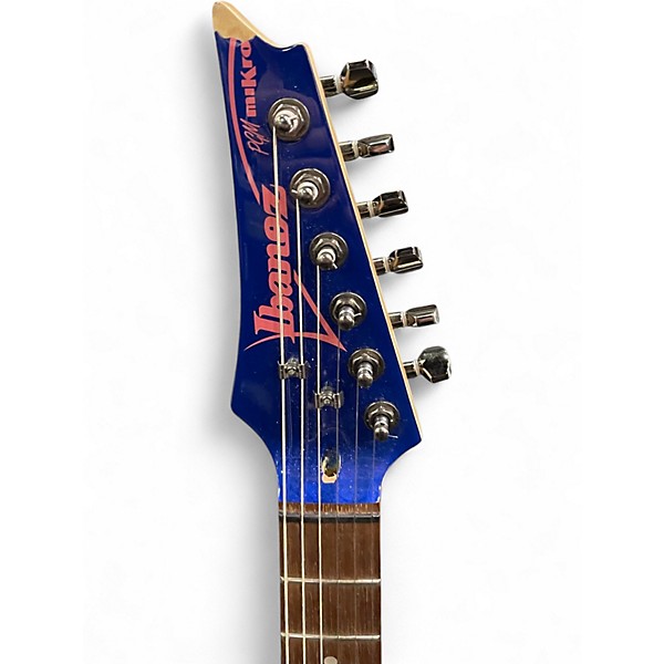 Used Ibanez PGMM11 Jewel Blue Solid Body Electric Guitar