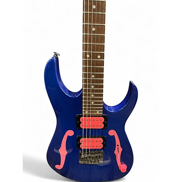 Used Ibanez PGMM11 Jewel Blue Solid Body Electric Guitar